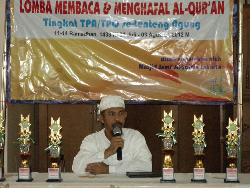 DKM Masjid Jami’ Al-Sofwa Menggelar Lomba Membaca dan Menghafal Al-Qur’an Antar TPQ Se-Lenteng Agung
