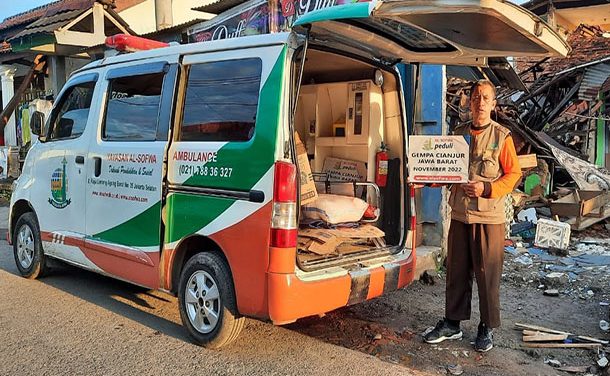 Yayasan Al-Sofwa  Bantu Pulihkan Pasca Gempa Cianjur Jawa Barat