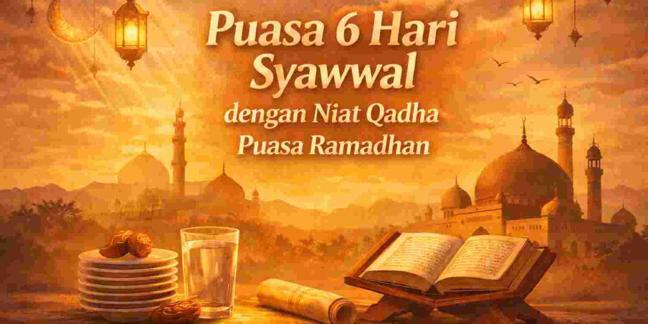 Puasa 6 Hari Syawwal dengan Niat Qadha Puasa Ramadhan