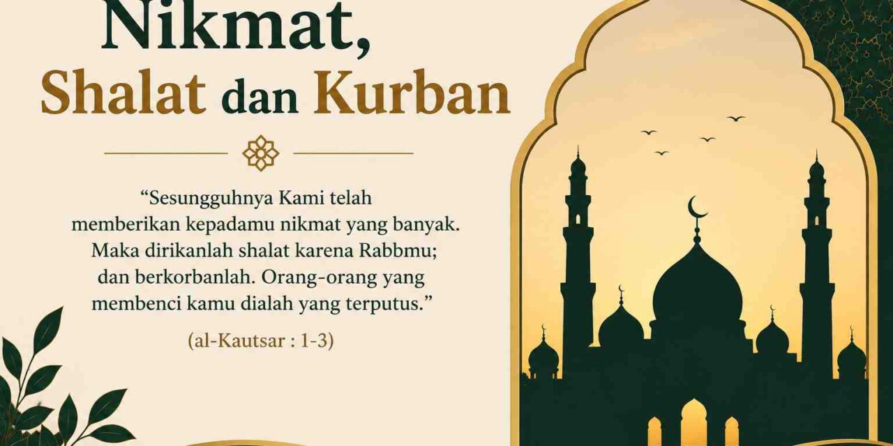 Nikmat, Shalat dan Kurban