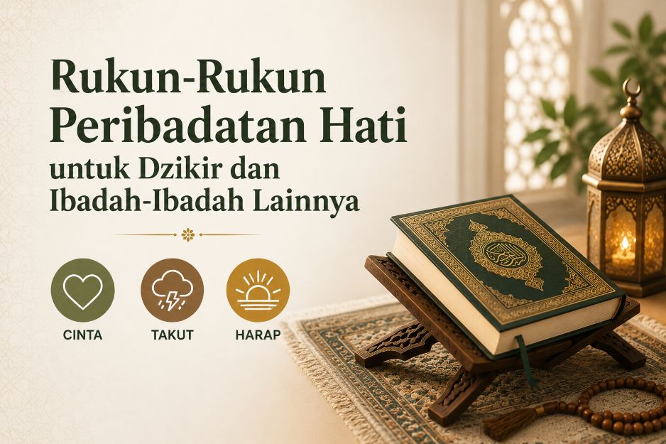 Rukun-Rukun Peribadatan Hati untuk Dzikir dan Ibadah-Ibadah Lainnya