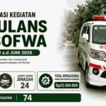 Januari–Juni 2026, Ambulans Al-Sofwa Layani 74 Permintaan Masyarakat