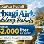 Al-Sofwa Peduli Salurkan 32.000 Liter Air Bersih untuk Warga Trenggalek