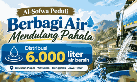 Al-Sofwa Peduli Kembali Salurkan Air Bersih untuk Warga Dusun Plapar