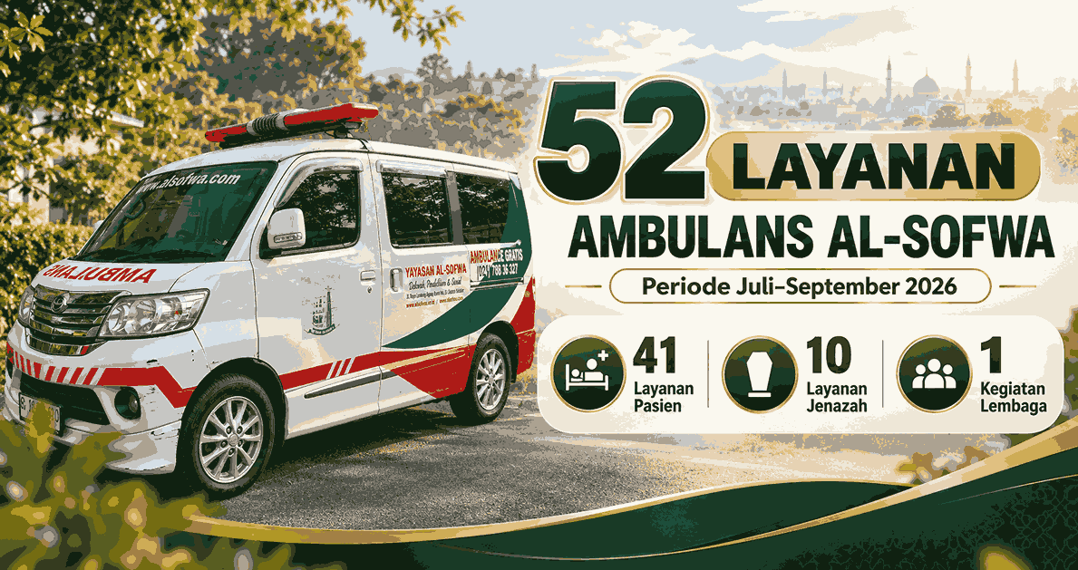 52 Layanan Ambulans Al-Sofwa Periode Juli–September 2026
