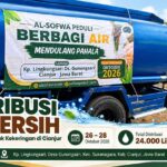Al-Sofwa Peduli Salurkan 24.000 Liter Air Bersih untuk Warga Terdampak Kekeringan di Cianjur
